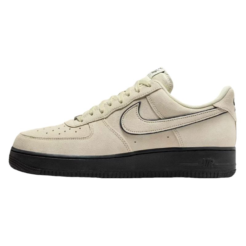 Nike Air Force 1 07 LV8 Semišové Pánské Tenisky Světle Khaki Krémová Černá HQ1966-200