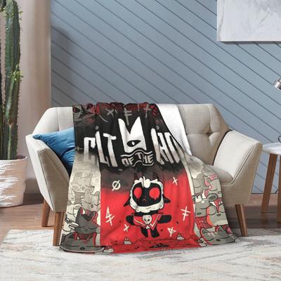 Cult Of The Lamb Game  Blanket Multiple Sizes Soft Fuzzy Plush  Throw Blankets for Sofa Couch and Bed