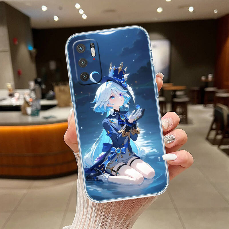 Genshin Impact Cute Phone Case for Motorola G14 G15 G24 G30 G31 G32 G34 G41 G42 G51 G52 G50 G60S G60 G62 G72 G71 G73 G84 G85 G200 E32