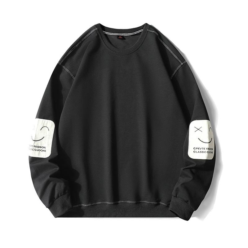 Men's Spring and Autumn Long Sleeve Loose Long Sleeve Sweatshirt Casual Large Size Pullover Sweatshirt