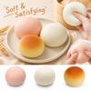 Soft Steamed Bun Toy - Cute Mantou Shaped Stress Ball for Kids and Adults