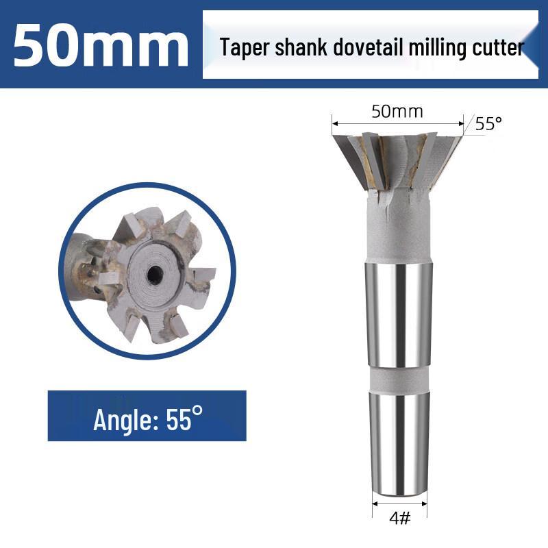 Jun Ding Ying Taper Shank Inserted Alloy Dovetail Milling Cutter