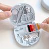 Portable Mini Sewing Box Kit – Compact Travel Supplies with Scissors,Button,Thread – Perfect for DIY,Crafting&Emergency Repairs