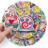 51-Piece Cute Cartoon SpongeBob, Patrick, and Mr. Krabs Waterproof Stickers Set for Journals