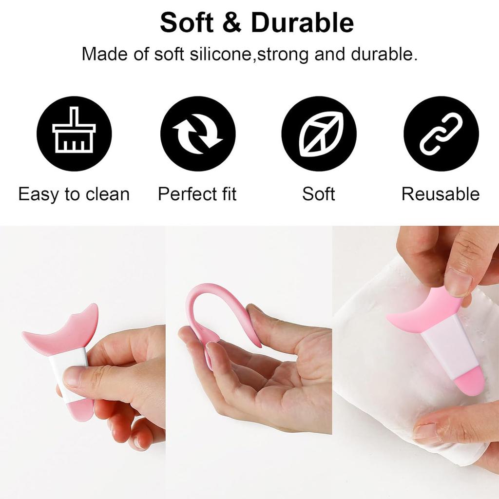 Silicone Eye Makeup Guard Tool(7 Colors) – Eyeliner, Eyeshadow & Mascara Shield Aid Guide Tool – No Smudge, Reusable, Soft & Flexible Beauty Assistant
