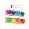 Music Table Bells 8 Notes Music Desk Hand Bells Colorful Diatonic Metal Hand Bells Musical Instruments Party Supplies