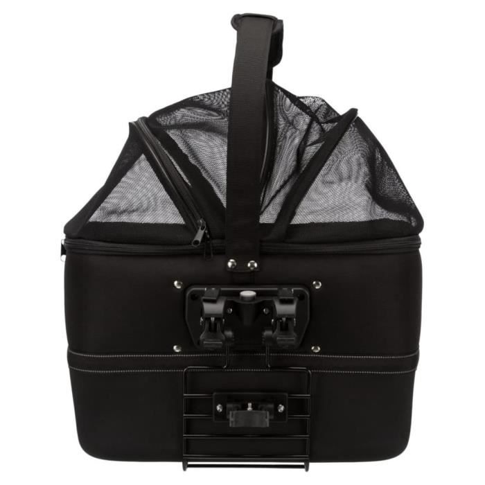 TRIXIE Panier avant de vélo pour animaux de compagnie 41x47x29 cm Noir
