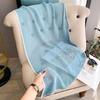 Solid Small Square Scarf Perspective Yarn Versatile Beach Silk Scarf Thin Tencel Skin-friendly Small Scarf Headscarf