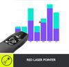 Logitech R400 Wireless Laser Pen PPT Page Turning Red Light Pen Speech Pen Electronic Pen Projection Accessories