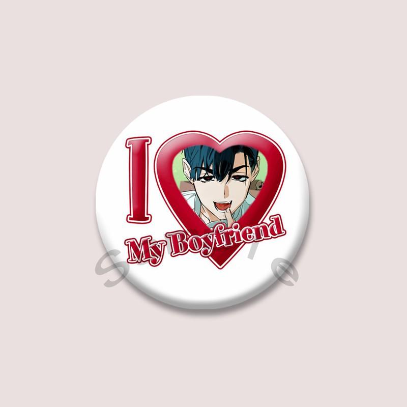 Cute Cartoon Boy Soft Button Pins Alien Stage Ivan Brooches Shirt Backpack Hat Clothing Accessories Fans Collection Badge Gifts