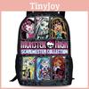 Monster Unisex High 15in Backpack Ergonomic Support Oxford Fabric Schoolbag