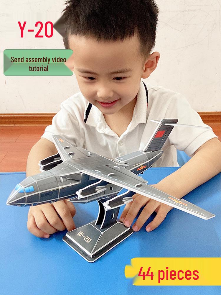 Fujian Aircraft Carrier 3D Puzzle Warship - Handmade Educational Toy