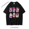 La Fantastica T-shirt Grafica del Circo Digitale Pomni Jax per Adulti e Bambini Universale Poliestere Y2K Streetwear Manica Corta Top Quotidiani