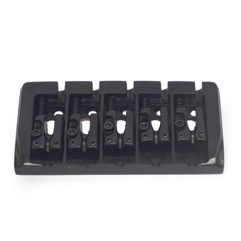 5 String Bass Bridge Assembly, 5 Strings Bass Bridge for 5 Strings Electric Bass