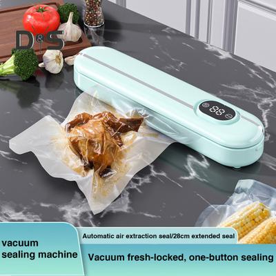 Μηχάνημα στεγανοποίησης κενού με λειτουργία χρονοδιακόπτη ψηφιακής οθόνης 2 Λειτουργίες σφράγισης EU Automatic Vacuum Sealer Αναλώσιμα κουζίνας
