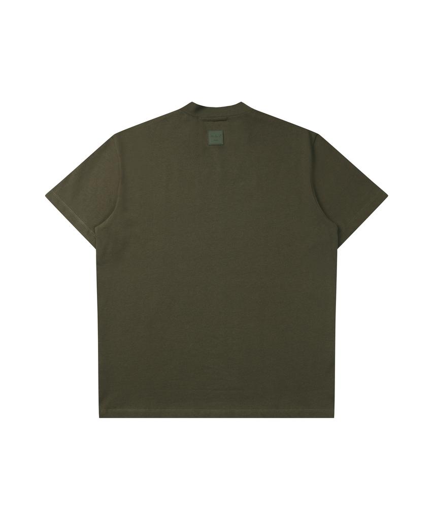 SOLEW Alt Crew Neck Short Sleeve T-Shirt_Khaki