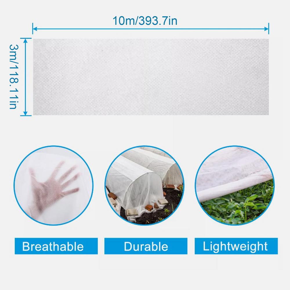 

Plant Cover 9.84 X 32.8ft Greenhouse Frost Blanket Winter Plant Covers For Garden Balcony Terrace Cold Weather Tree Landscaping