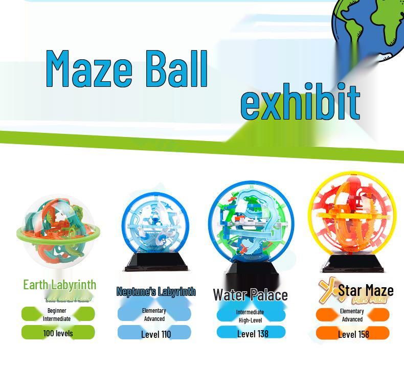 3D Maze Challenge: Children's Balance Ball Toy