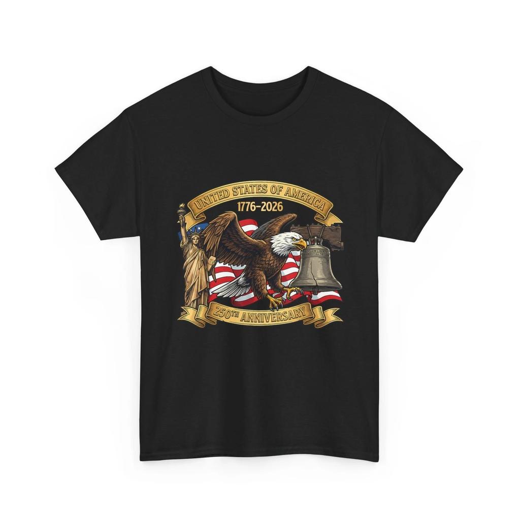 250 Anniversary American Flag Shirt, USA 250th Patriotic 250 Years T-Shirt