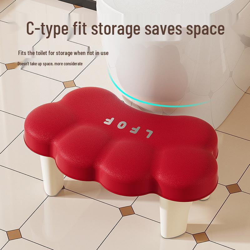 Children's Non-Slip Plastic Bathroom Footstool