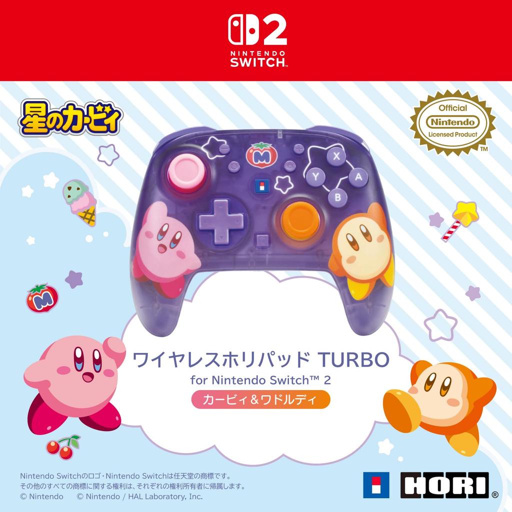 Kirby Wireless Horipad TURBO for Nintendo Switch™ 2 Kirby & Waddle Dee