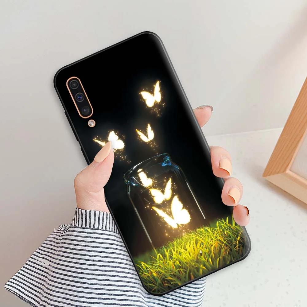 Für Samsung Galaxy A50 Hülle Für Samsung A50s A30s Handyhüllen Für Samsung A50 Blumen Silikon Weiches TPU Fundas A 50 A30 S Bumper