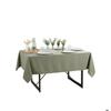 Nappe en polyester Essentiel 145 x 200 cm sauge