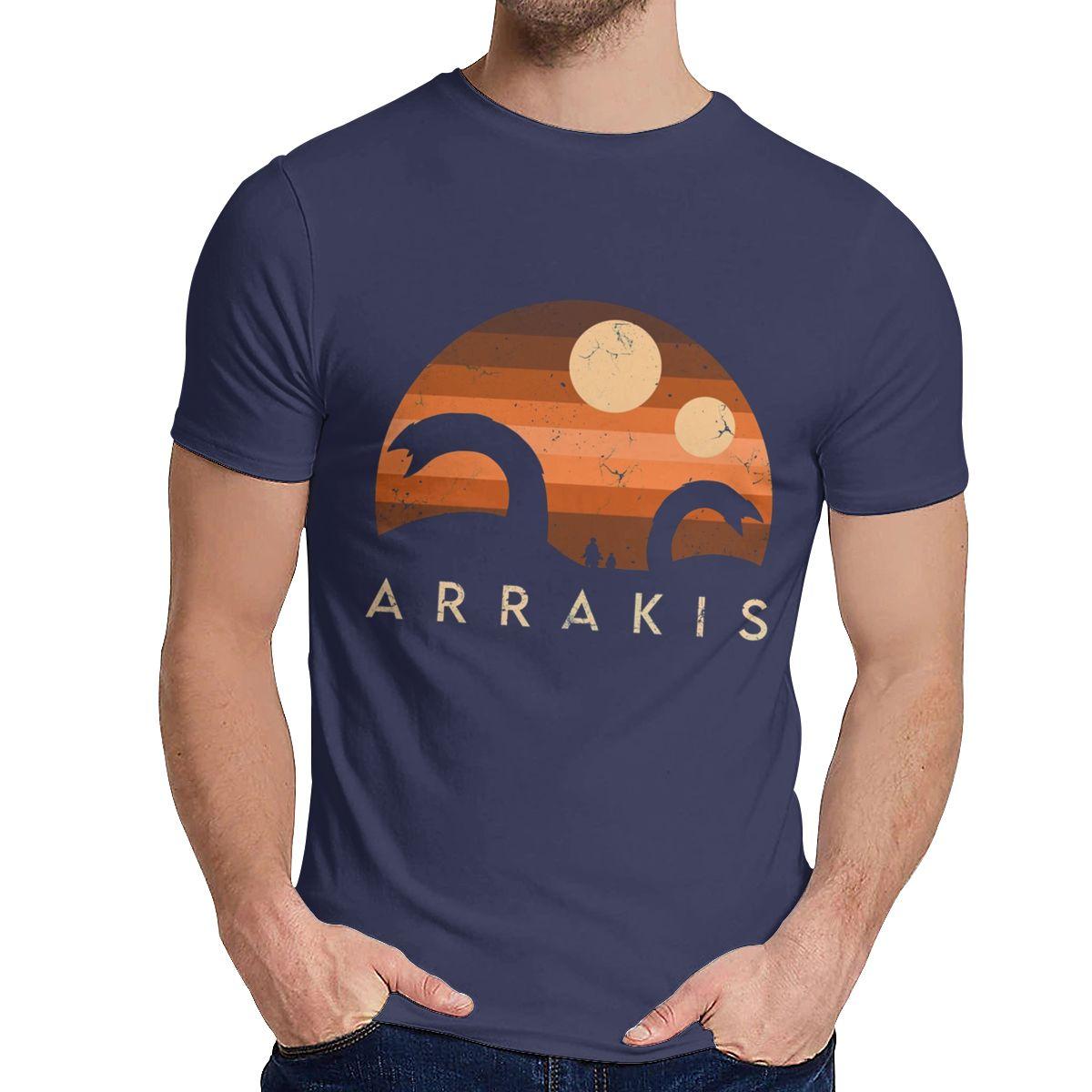 Sci Fi Movie Arrakis Sandworm Nice Cotton T Shirt Unique Design Classic Round M