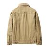 Autumn Winter Men Fleece Thick Warm Jacket Men Casual Windproof Coat Men Outwear Outdoor Fur Collar Jacket Men