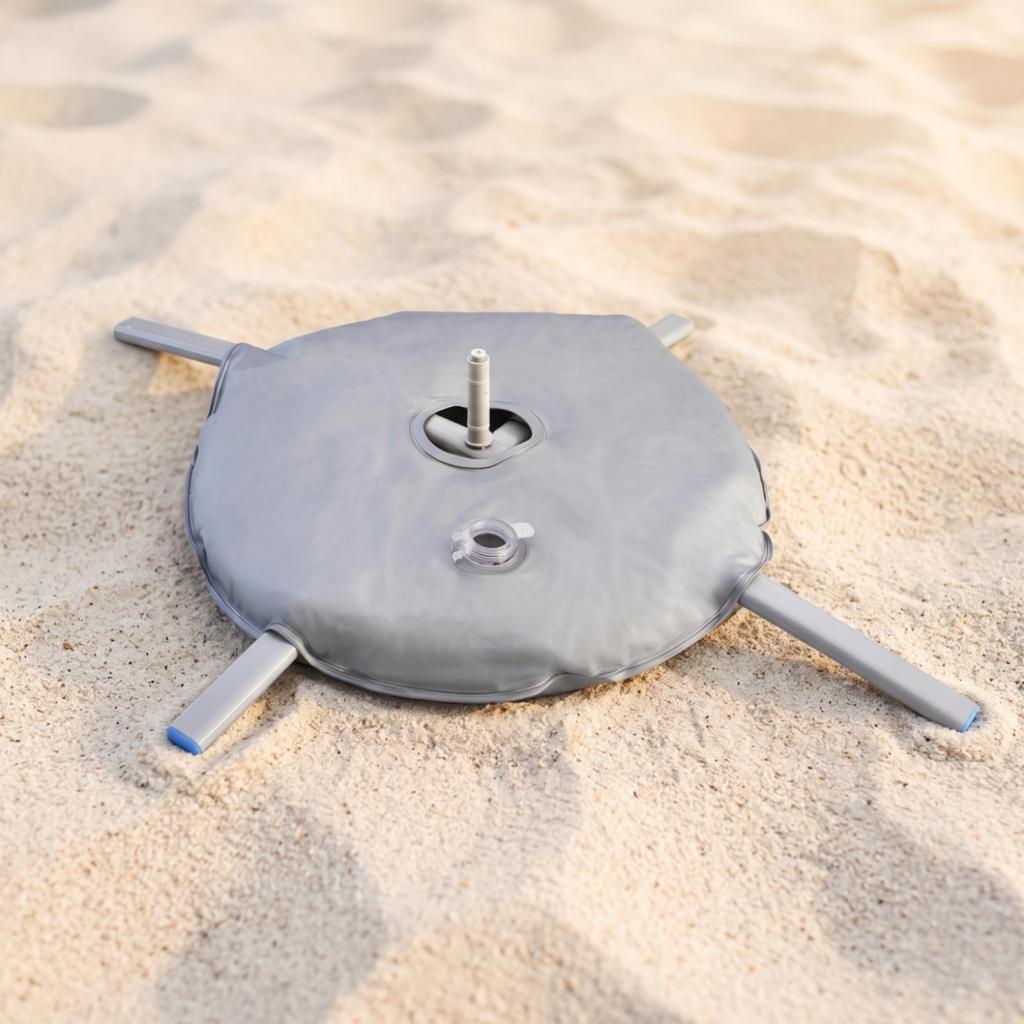 Feather Flag Base Weight Bag | Built-in Carry Handle Recess, Water with Pole