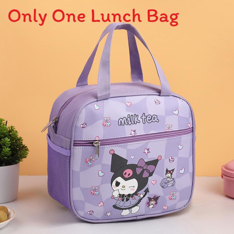 Kids Lunch Bag With Cartoon Design And Oxford Fabric For School And Travel