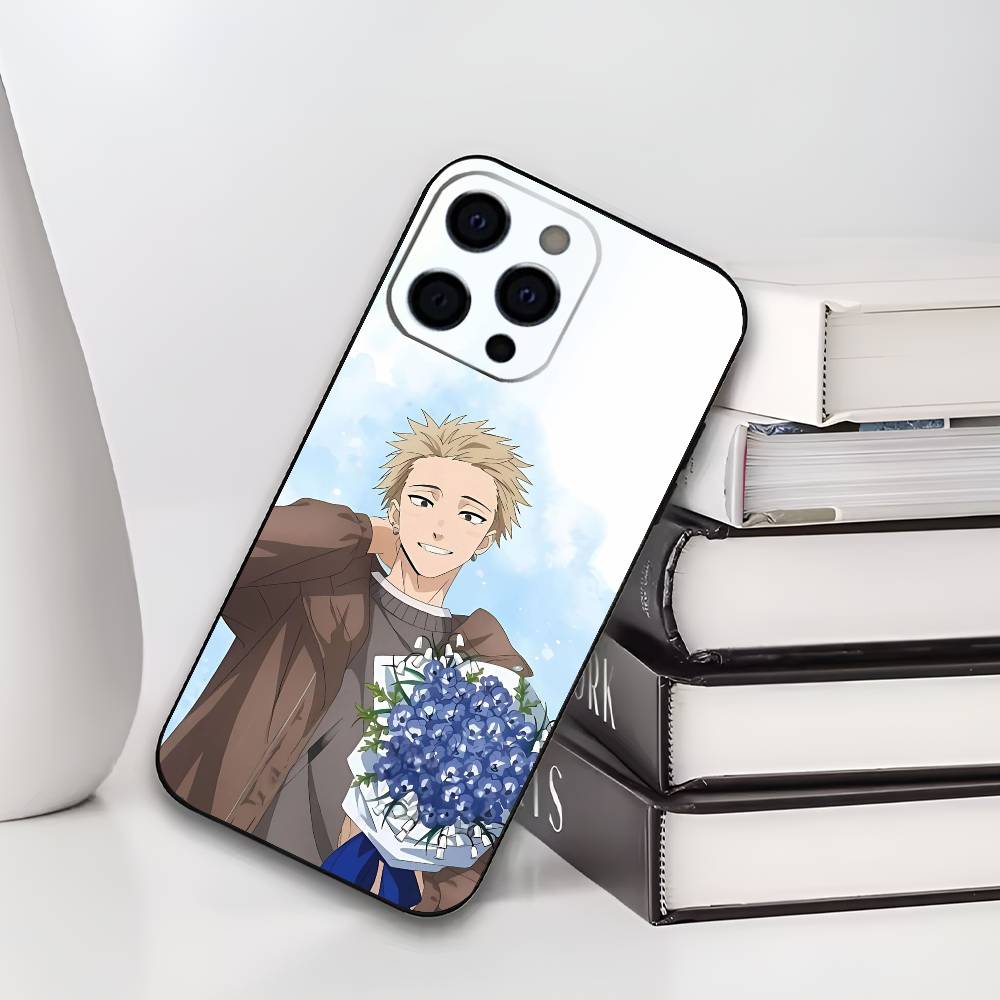 R-Rintaro Tsumugi K-Kaoruko Waguri Phone Case For iPhone 17,16,15,14,13,12,11 Plus,Pro Max,XS,Soft Black Cover