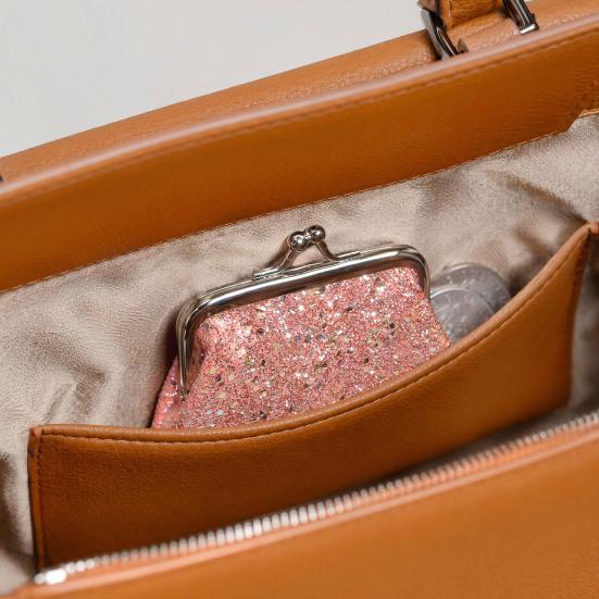 Pailletten Muntzakje, Dames Glitters Muntzakje, Mini Portemonnee met Kiss-Lock Sluiting voor Munten Contant Geld Sieraden