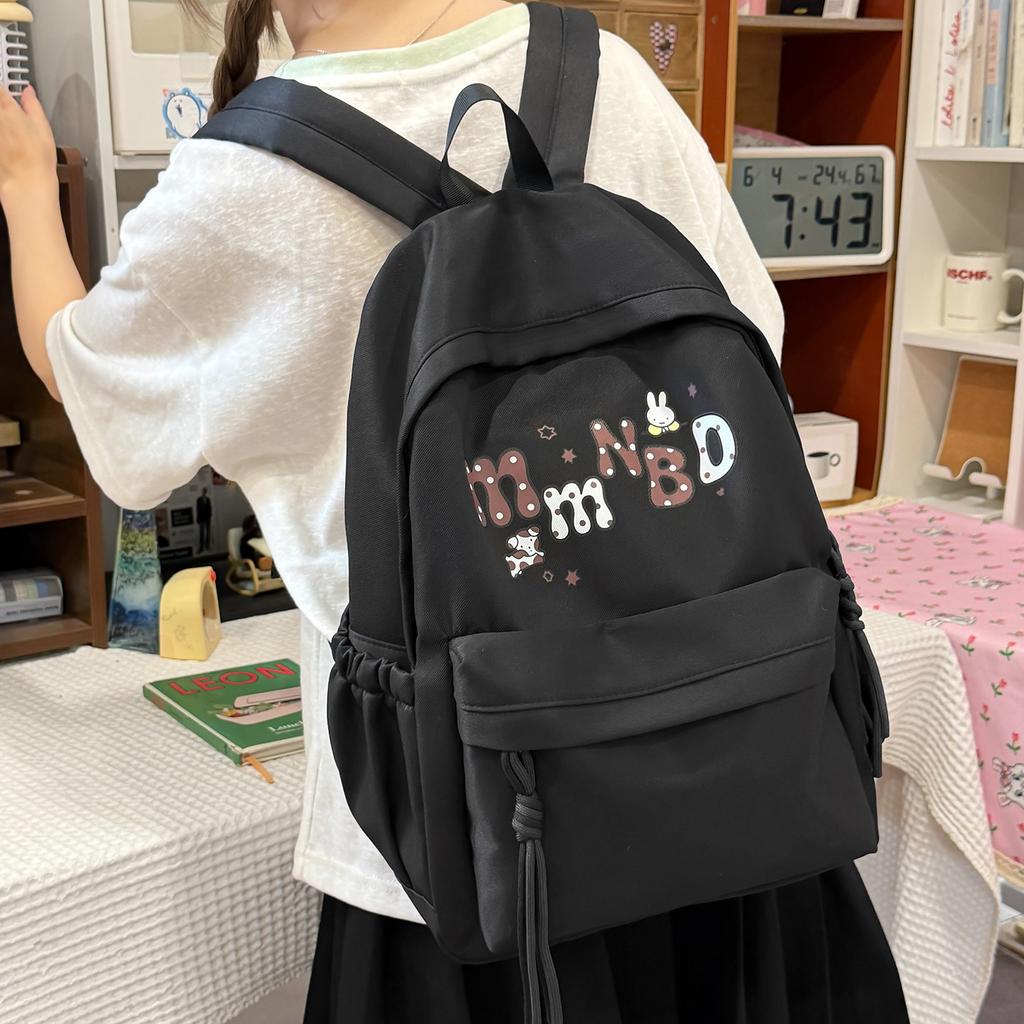 Schoolbag Mori high-value girl lightweight large-capacity simple versatile schoolbag junior high school student computer travel backpack