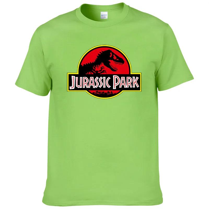 Cartoon dinosaur T-shirt printed summer dinosaur T-shirt funny Harajuku top Jurassic offline park T-shirt A286
