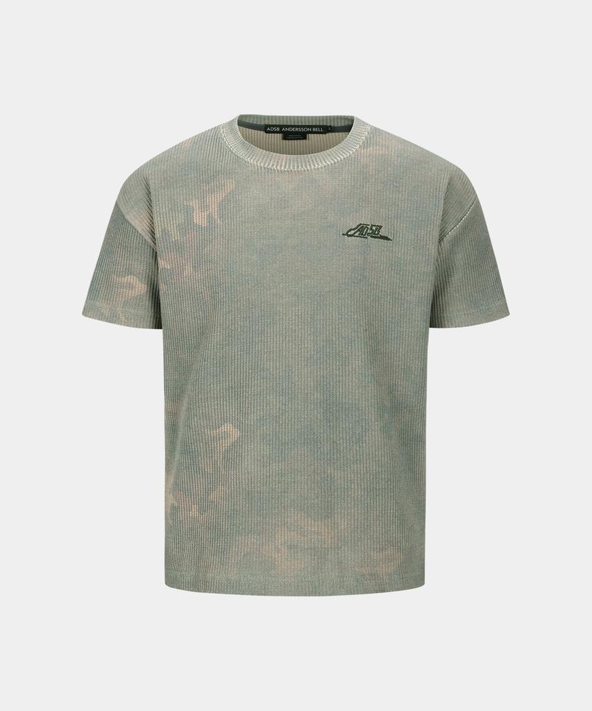ADSB ANDERSSON BELL Unisex Camouflage Waffle T-Shirt Atb1087U(Sand)