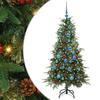 Artificial Foldable Christmas Tree Green 150 Cm PE and PVC