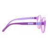 Full Rim Round Purple White Smartbuy Kids Mel K8 Fashion Kids Eyeglasses
