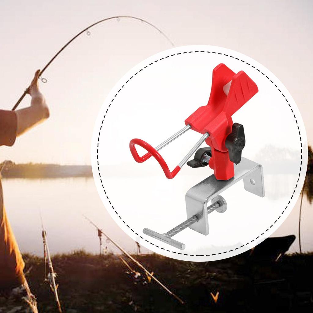 Fishing Rod Holder with Stable, Flexible Metal Base and Removable Pad for Boat,360° Adjustable Trolling Holder Pole Stand Rack