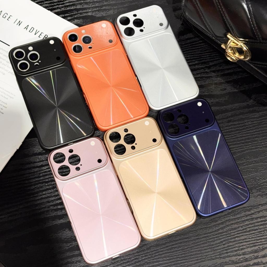 Bunte CD-Textur Handyhülle für iPhone 16 ProMax: Präzise Ausschnitte, Sturzsicherer Schutz für iPhone 14/15/16 Pro Serie