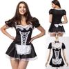 Lace Sexy Womens Costume Cosplay French Maid Servant Dress Outfit Halloween