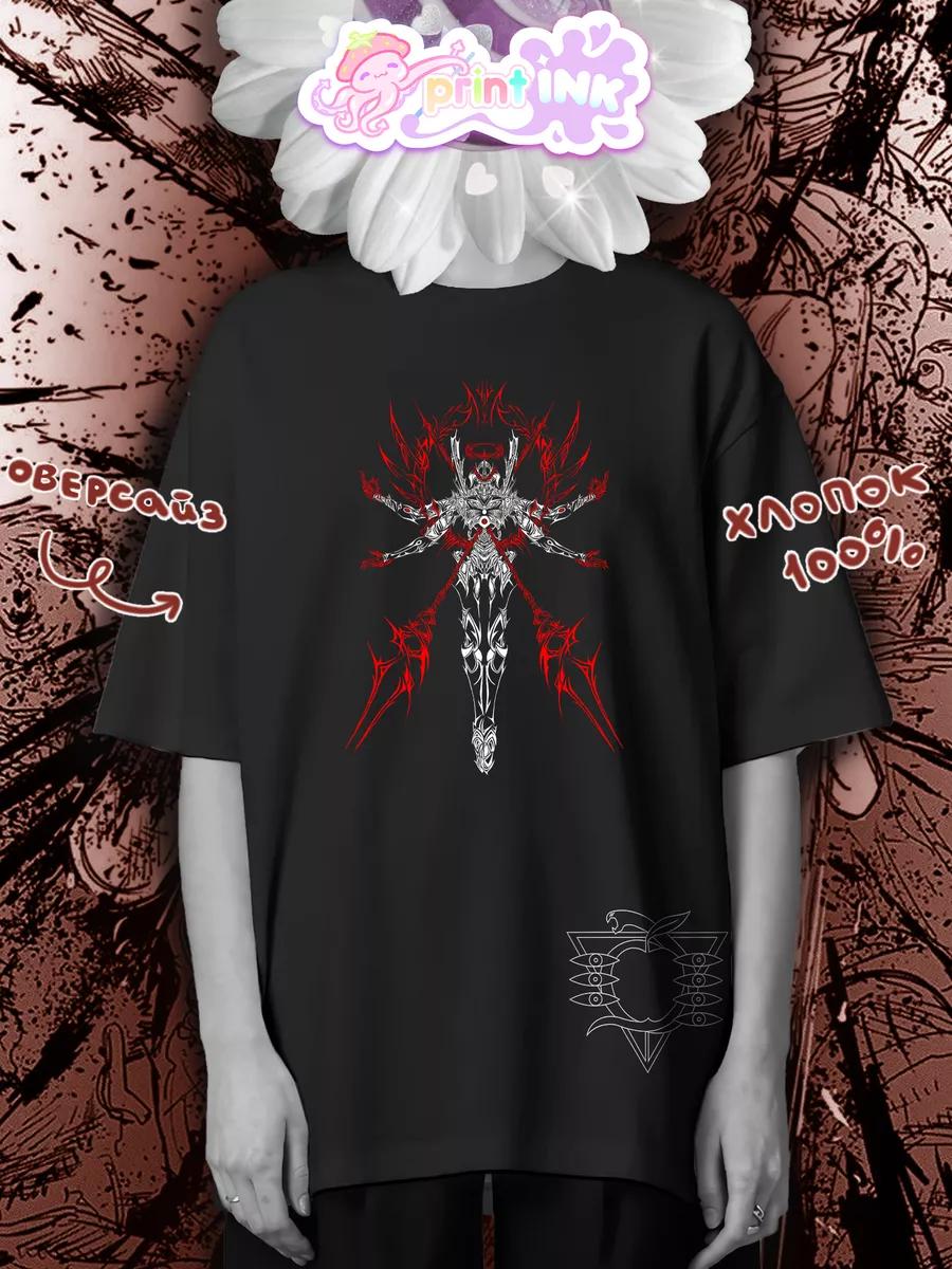 Oversized space print t-shirt 3XL