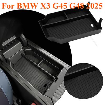 Úložný box do auta pro BMW X3 G45 G48 2025 Protiskluzový organizér na palubní desku a loketní opěrku Zásobník do středové konzole Autopříslušenství