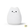 Cute Kitten Silicone Night Light - Eye Protection & Patting Feature for Cozy Atmosphere, Ideal for Dorms and Tables.