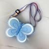Donut Pattern Silicone Crossbody Pouch Soft Lightweight Kids Shoulder Bag for Storing Coins Keys Outdoor Play Use