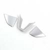 Silver Inner Steering Wheel Decorative Cover Trim For Honda Fit Jazz 2014-2019