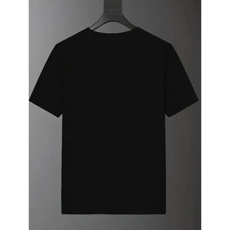 European Sizes A Stylish Short-Sleeved Shirt for Men Featuring a Distinctive Graphic Design, Ideal for Summer Events And Laid-Back Get-Togethers