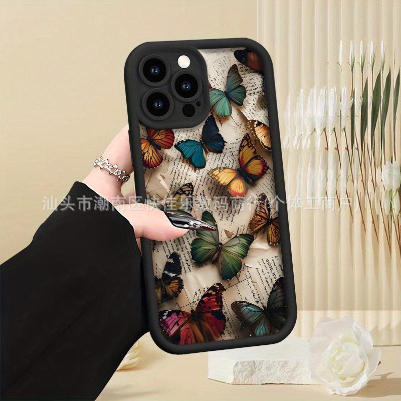 Light Luxury Takahu Retro Butterfly iPhone11/12/13/14/15/16/17 PROMAX Apple Xr Mobile Phone Case
