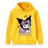 Kids Boys Girls Cartoon Printed Pullover Hoodie, Sweet Cute Candy Star Bear Pattern Casual Long Sleeve Hooded Sweatshirt For Children Daily X