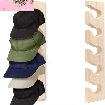 Wall Mounted Wooden Baseball Cap Organizer Wall Mounted Baseball Vertical Hat Rack Wall Mounted Wooden Display Stand
